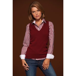 Ladies' V-Neck Pullover sleeveless