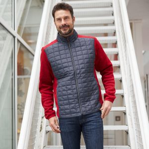 Men's Knitted Hybrid Jacket