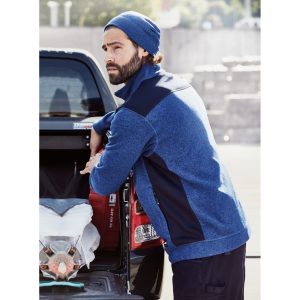 Men's Workwear Knitted Fleece Jacket - Strong