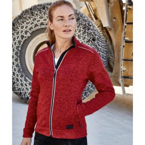 Ladies' Workwear Knitted Fleece Jacket