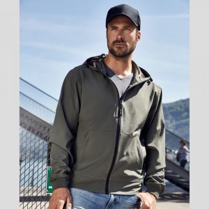 Men's 2-Layer Hooded Softshell Jacket