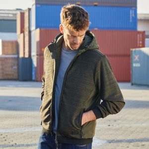 Men's Padded Hybrid Knitted Fleece Jacket