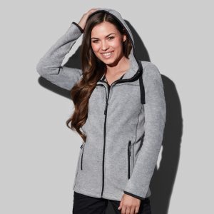 Ladies' Hooded Fleece Jacket