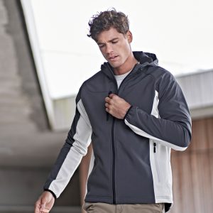 Men's Hooded 3-Layer Softshell Jacket