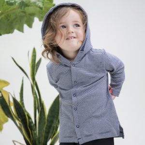 Baby Hooded Jacket striped