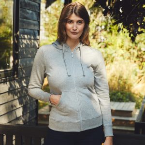 Ladies' Organic Hooded Sweat Jacket