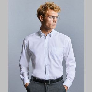 Non-iron shirt long-sleeve