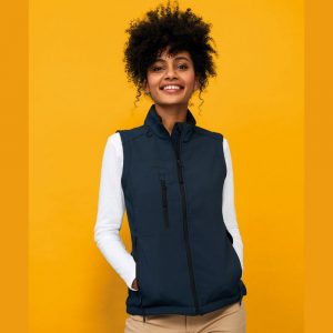 Women Ladies' 3-Layer Softshell Vest